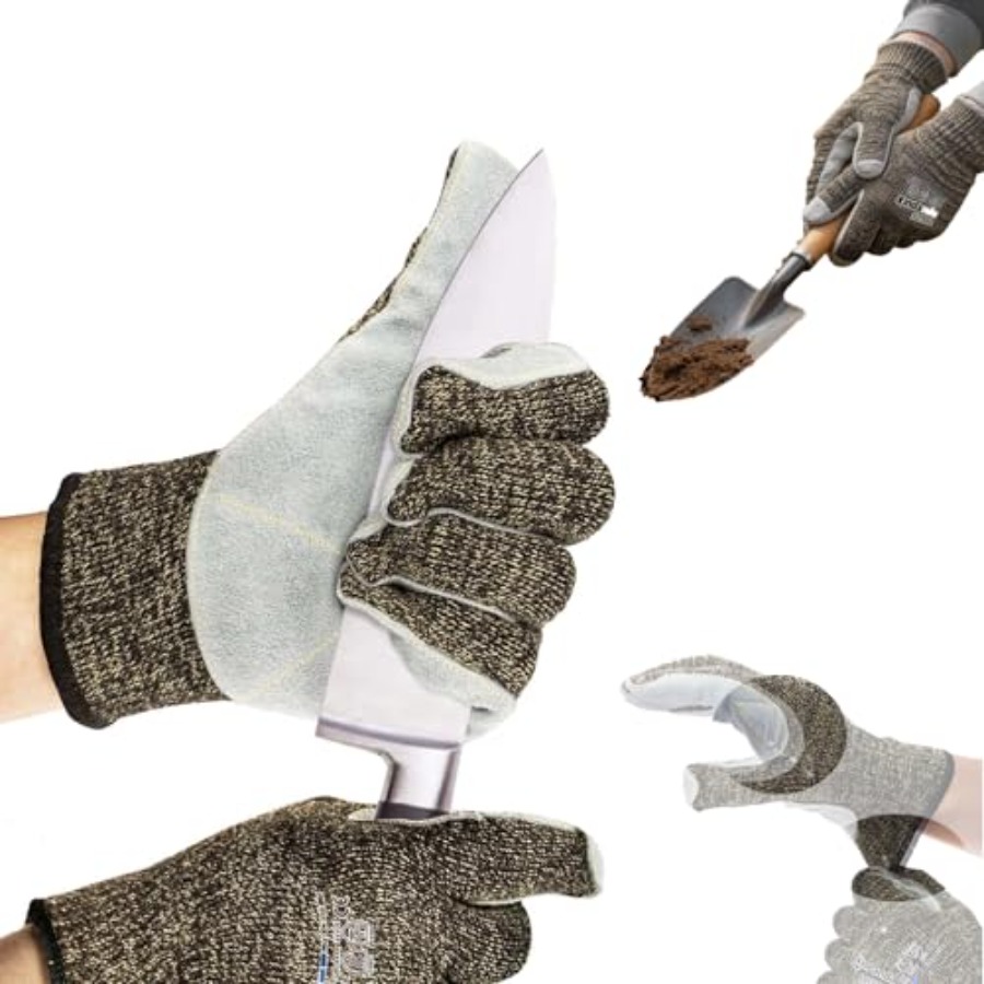 Leatherworking Leveling - Guantes de jardinería: Resistentes a cortes