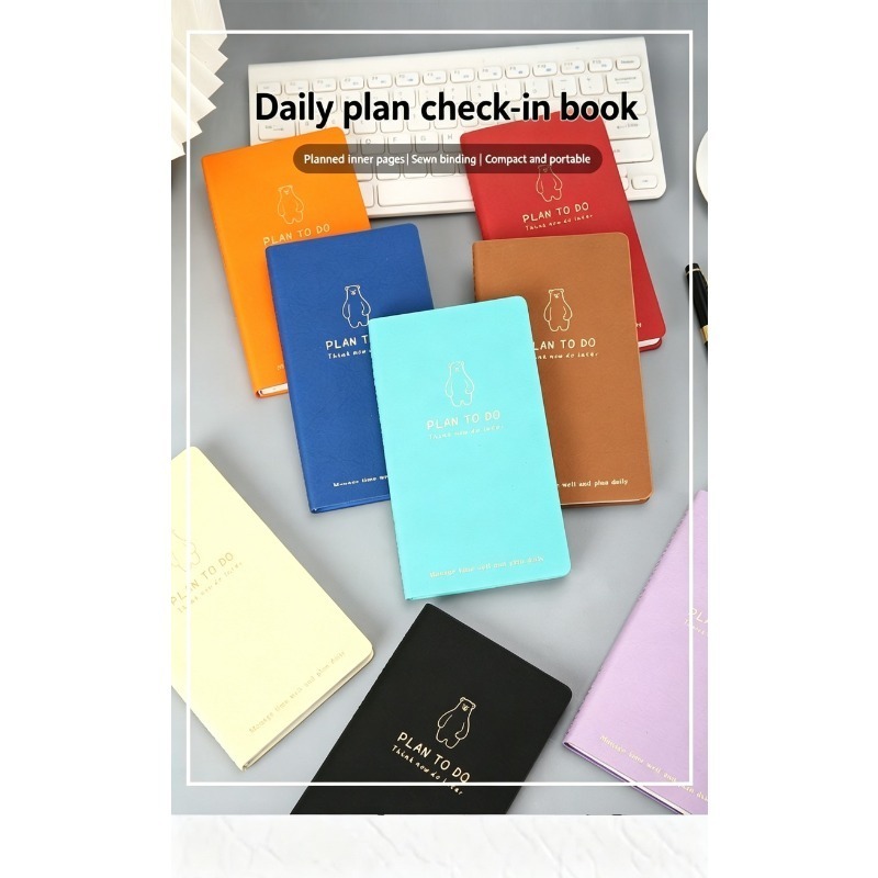Leather Work Notebook - Cuaderno planificador diario A6 – Diario