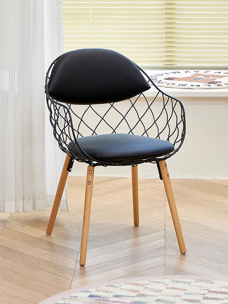 Leatherwork Desk - Sillas de comedor con respaldo hueco