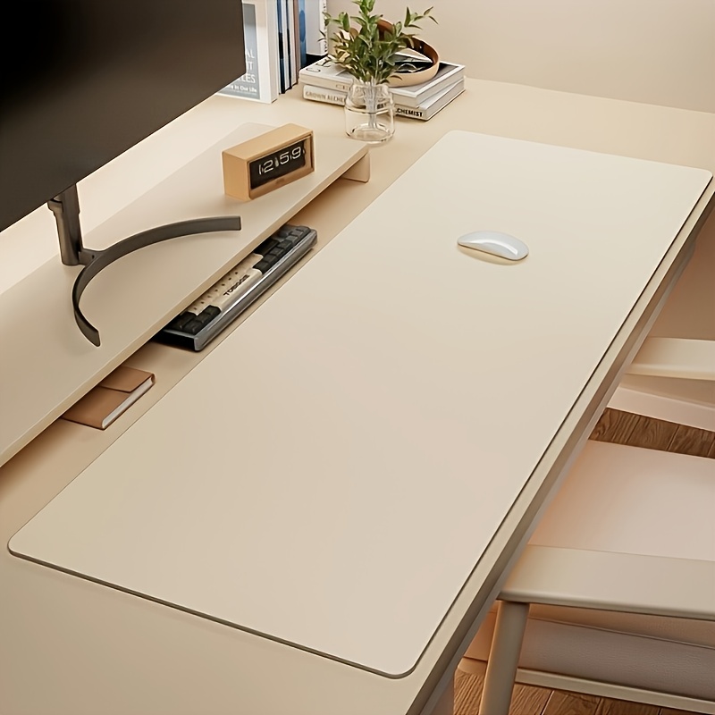 Leatherwork Desk - Alfombrilla de ratón grande de piel