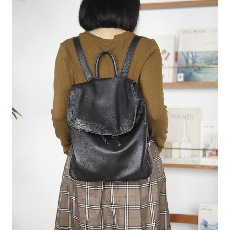 Leather Work Backpack - 2025 nueva mochila de piel de