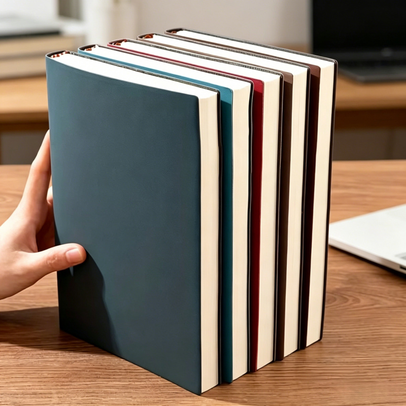 Leather Work Notebook - Cuaderno A5 de Cuero Suave con