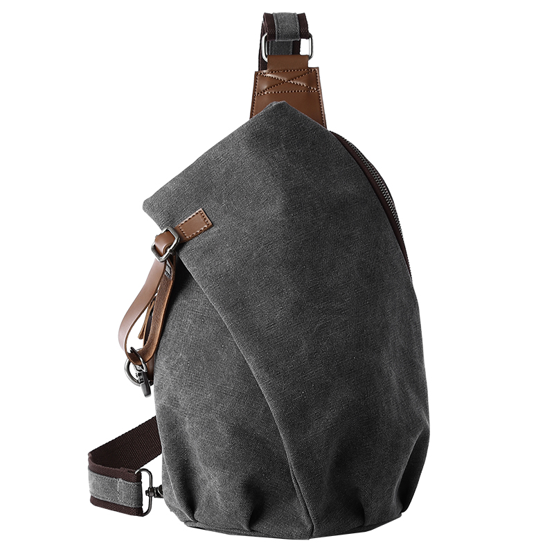 Leather Work Backpack - MTE ELAN Bolso bandolera de lona