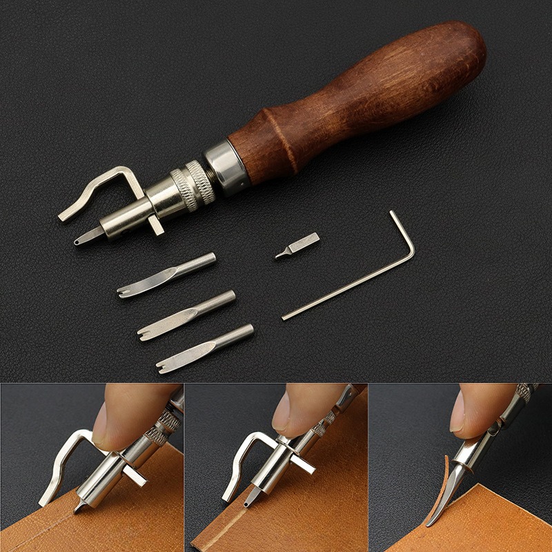 Leatherwork Edge Beveler - Kit de Herramientas para Cuero 7