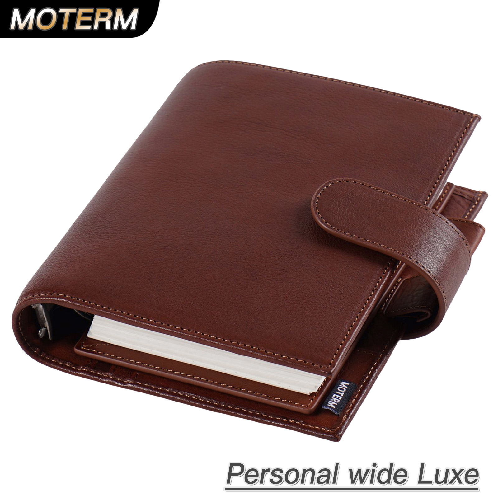 Leather Work Notebook - Moterm-Agenda de cuero curtido vegetal de