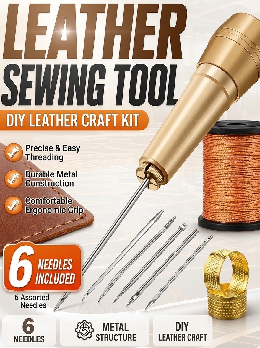 Herramienta de costura de cuer - Leatherwork Projects reseña y precio