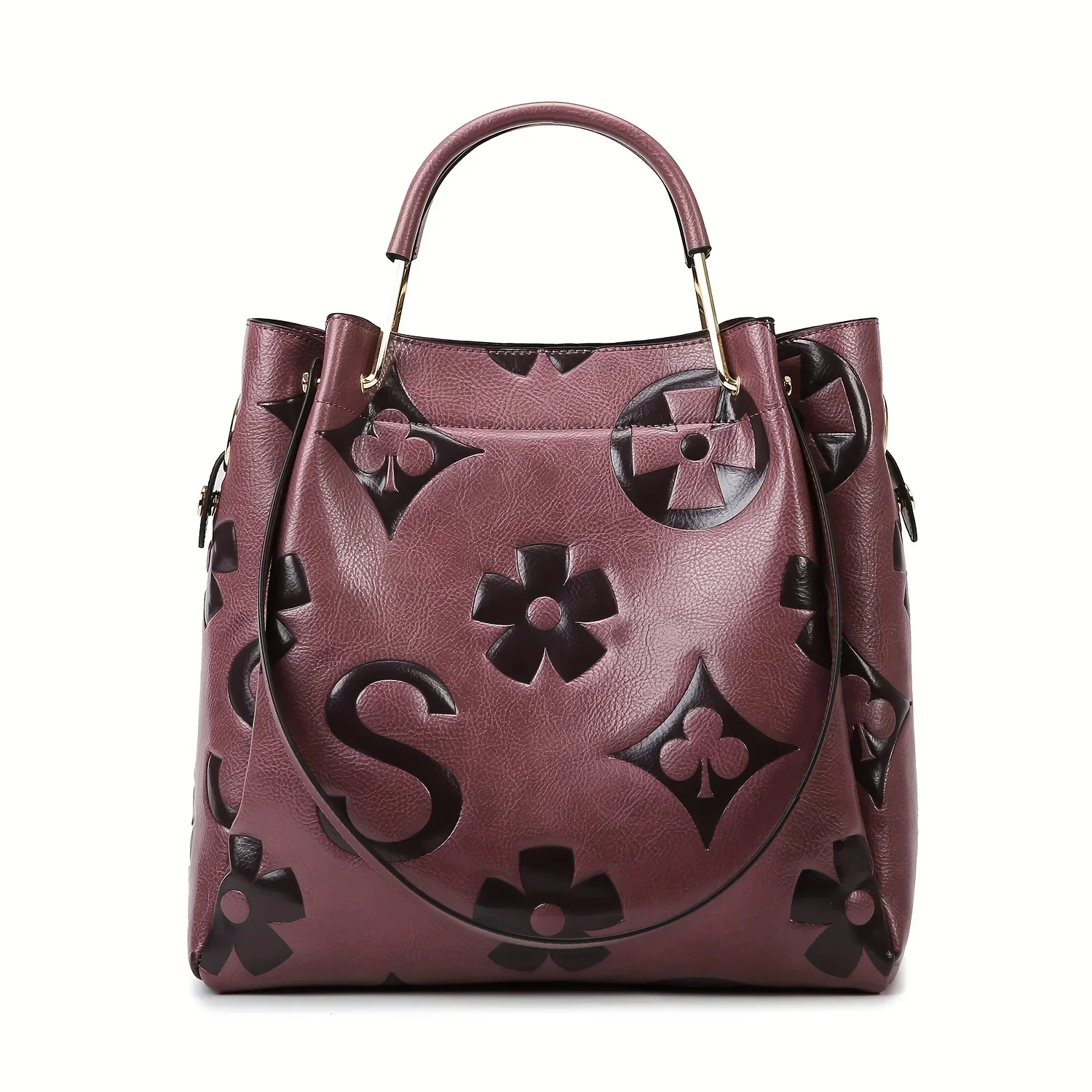 Elegante bolso floral de piel  - Leatherwork Keychain reseña y precio