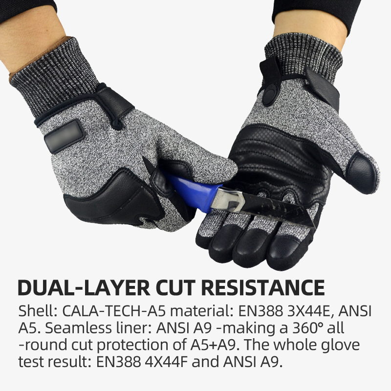 XYEHS Guantes tácticos anticor - Leatherworking Leveling reseña y precio