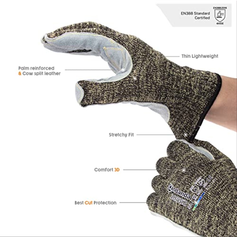 Guantes de jardinería: Resiste - Leatherworking Leveling reseña y precio