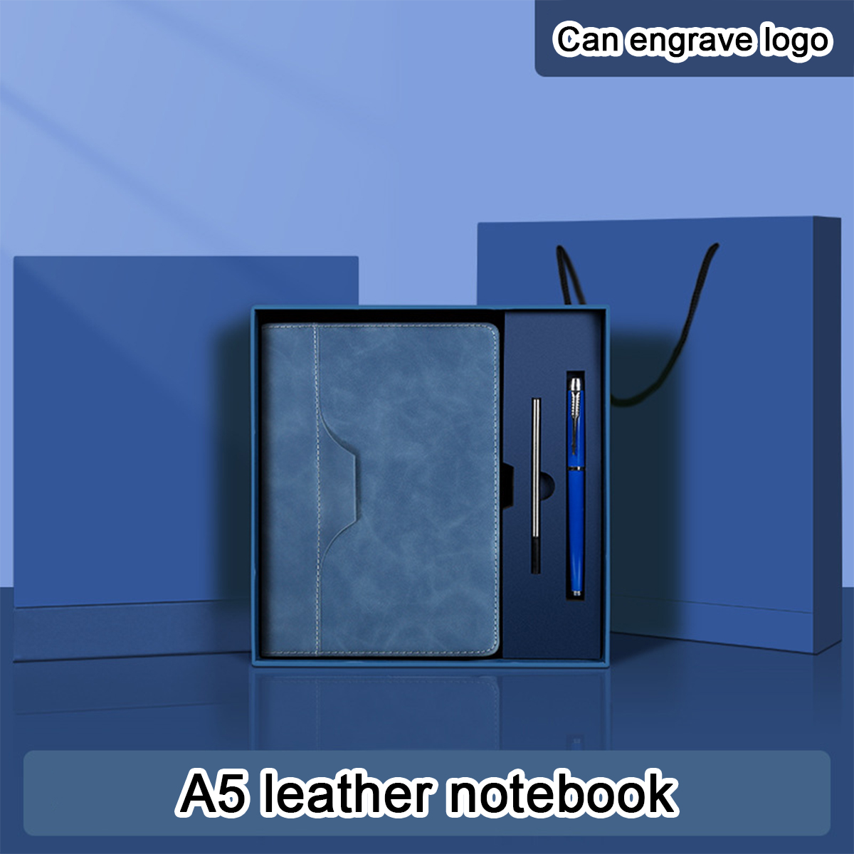 (Puede Grabar Logotipo) Cuader - Leather Work Notebook reseña y precio