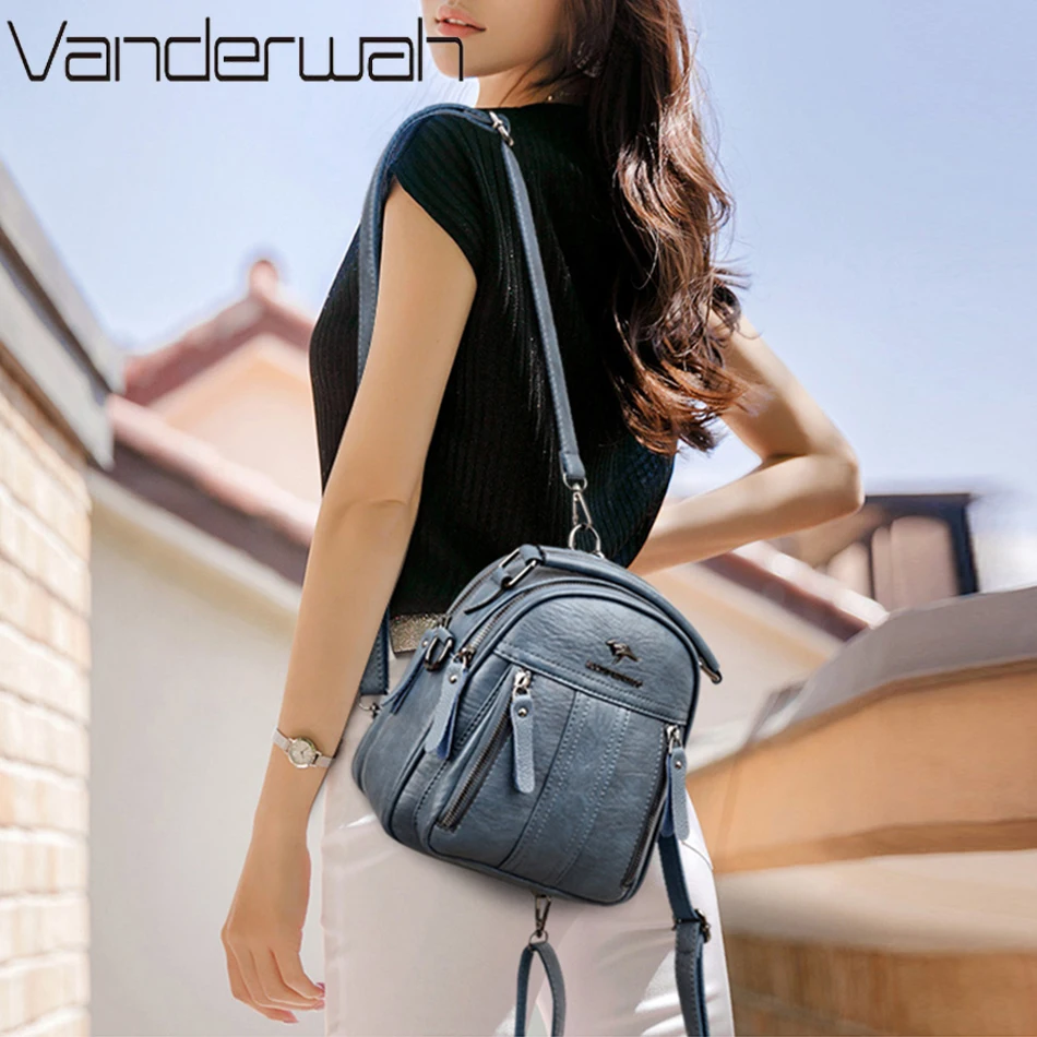 Mochilas de cuero 4 en 1, bols - Leather Work Backpack reseña y precio