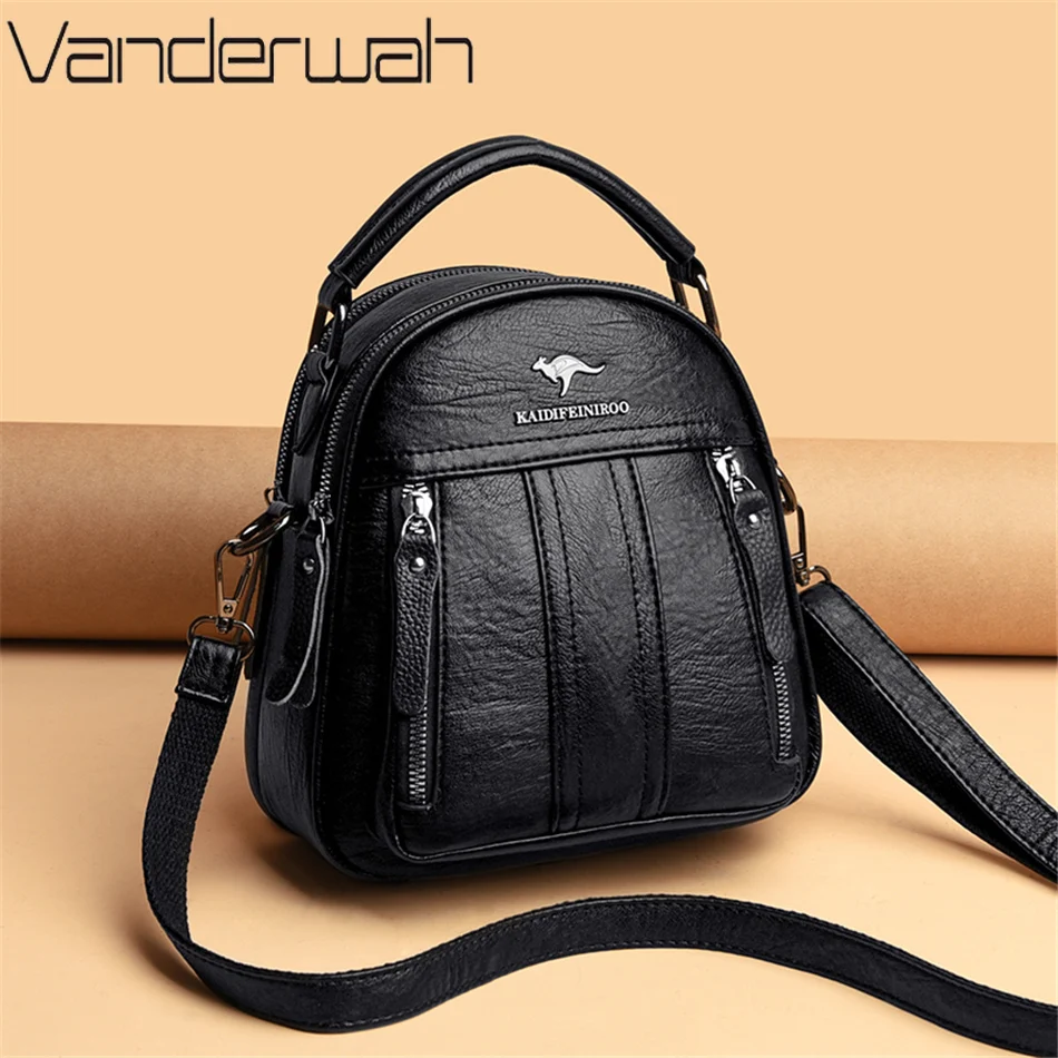 Mochilas de cuero 4 en 1, bols - Leather Work Backpack reseña y precio