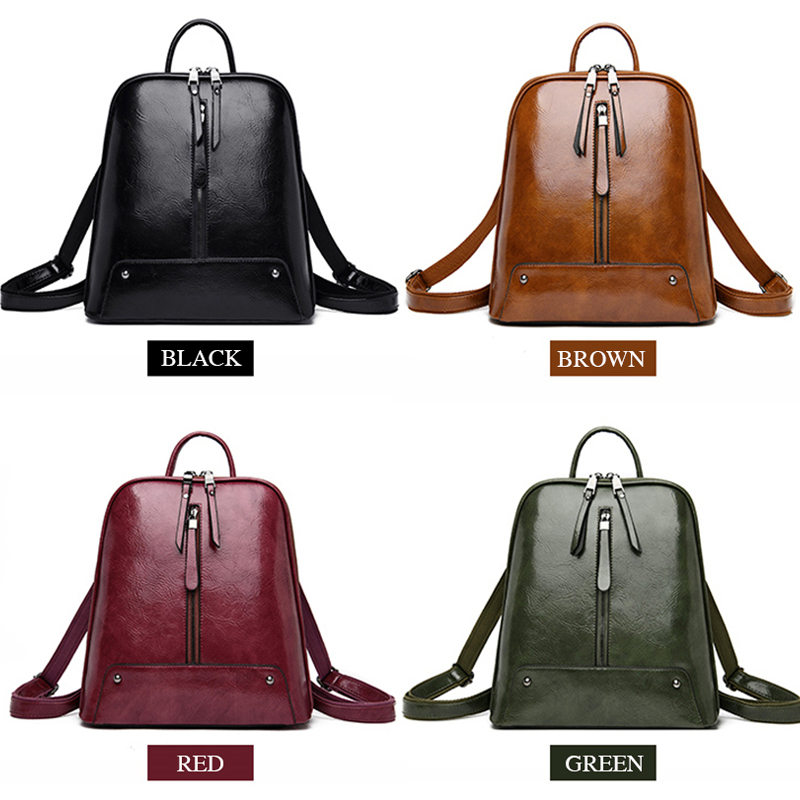 Mochila de cuero para mujer, b - Leather Work Backpack reseña y precio