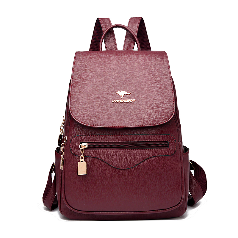 Mochila de cuero de alta calid - Leather Work Backpack reseña y precio