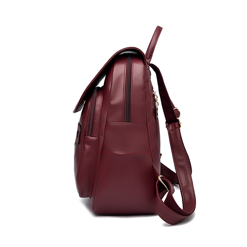 Mochila de cuero de alta calid - Leather Work Backpack reseña y precio