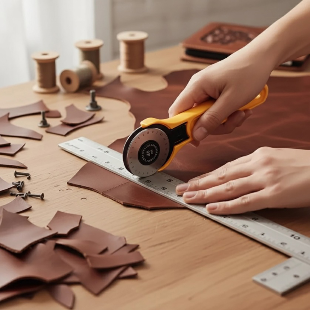 Cortador de tela giratorio de  - Leatherwork Projects reseña y precio