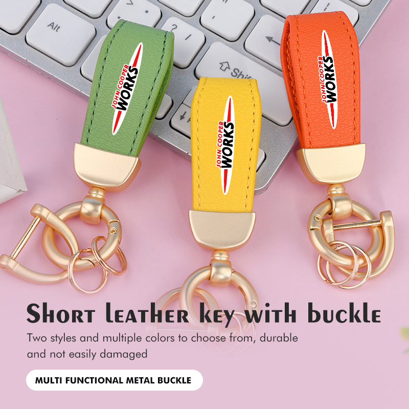 Llavero de Cuero para MINI, Ll - Leatherwork Keychain reseña y precio