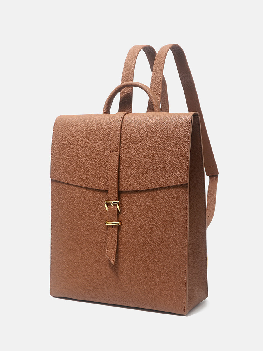 Mochila de Cuero Genuino de Pr - Leather Work Backpack reseña y precio
