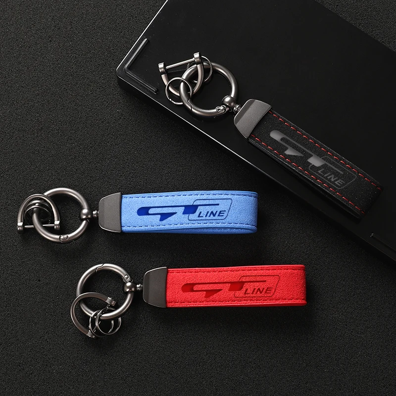 Llavero de Cuero Suede para Co - Leatherwork Keychain reseña y precio
