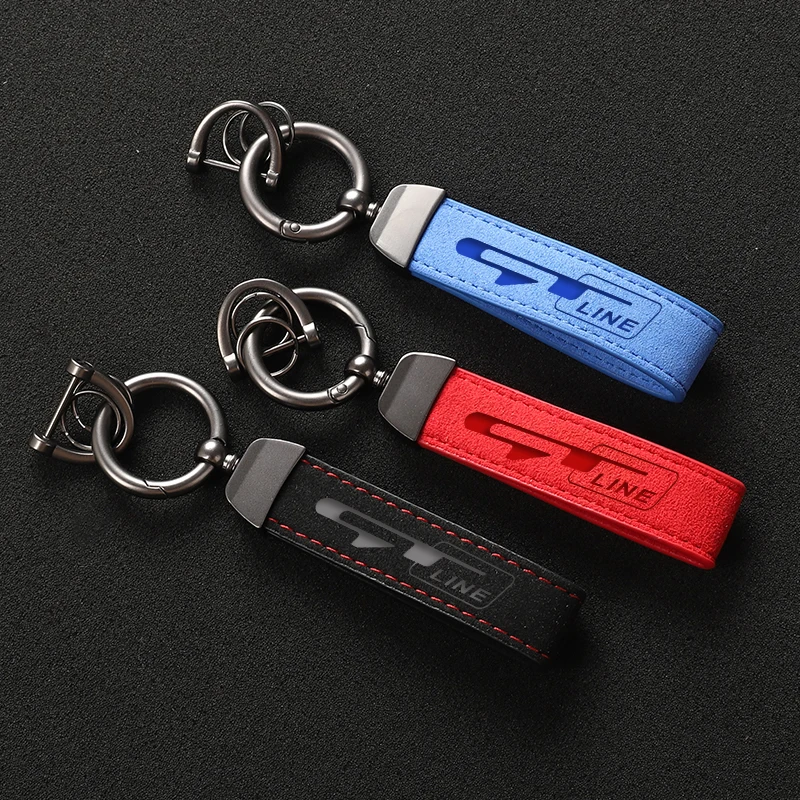 Llavero de Cuero Suede para Co - Leatherwork Keychain reseña y precio