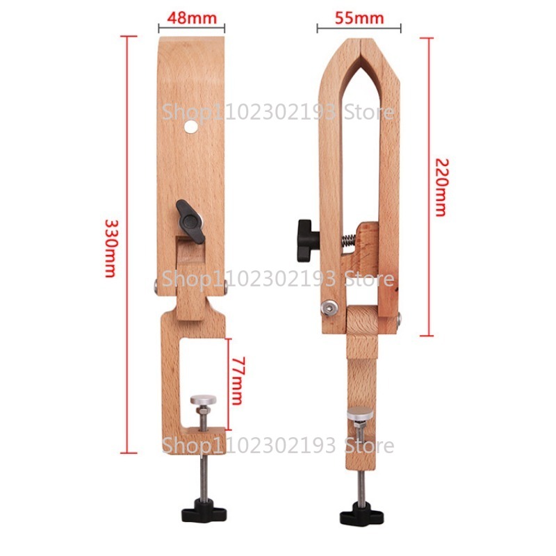 Abrazadera de madera plegable  - Leatherwork Hammer reseña y precio