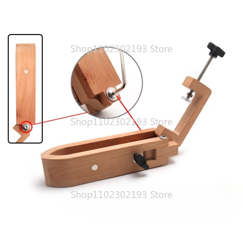 Abrazadera de madera plegable  - Leatherwork Hammer reseña y precio