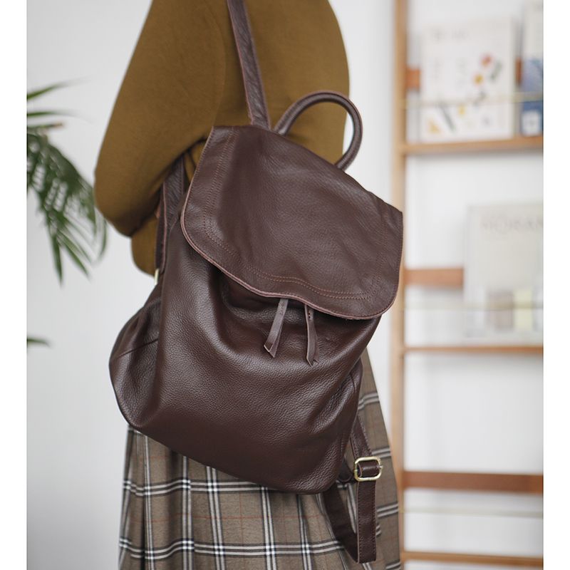 2025 nueva mochila de piel de  - Leather Work Backpack reseña y precio