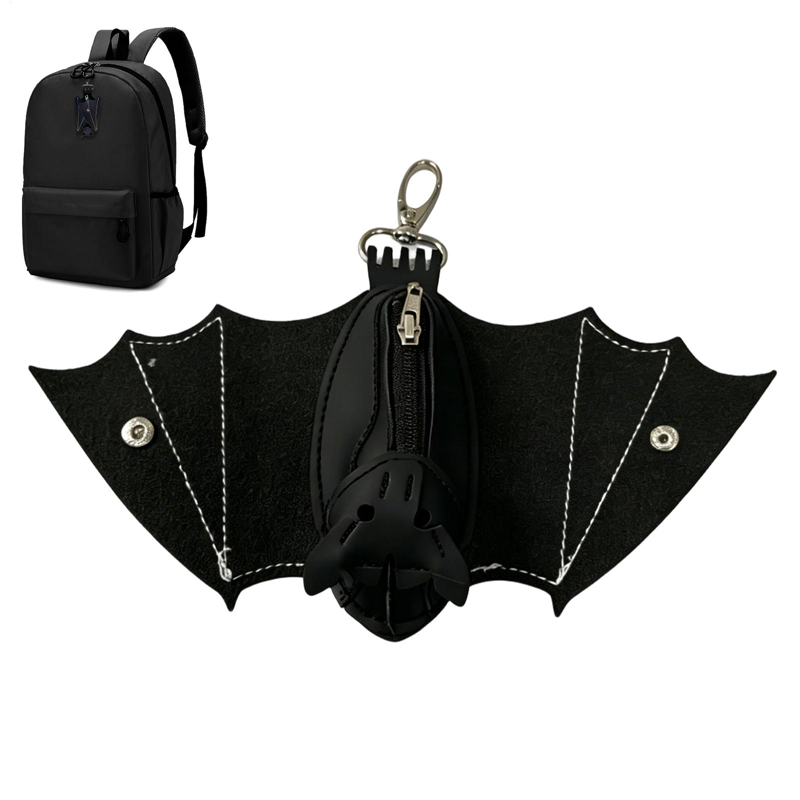 Monedero gótico de piel sintét - Leatherwork Keychain reseña y precio