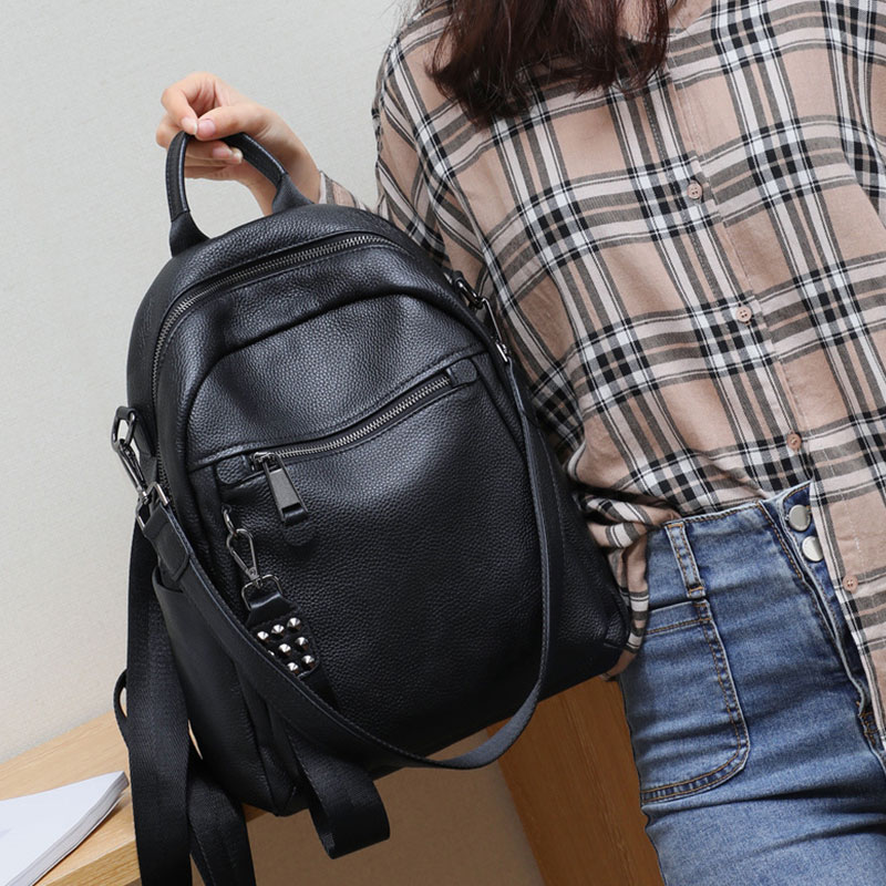 Nuevas mochilas para mujer, bo - Leather Work Backpack reseña y precio