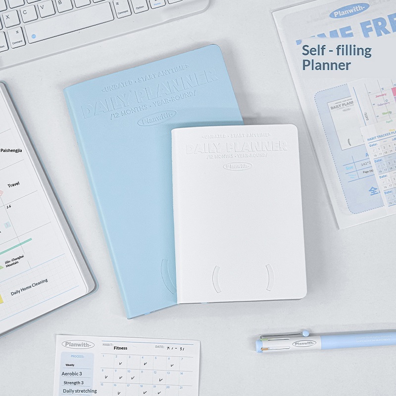 Planificador Anual con Fechas, - Leather Work Notebook reseña y precio