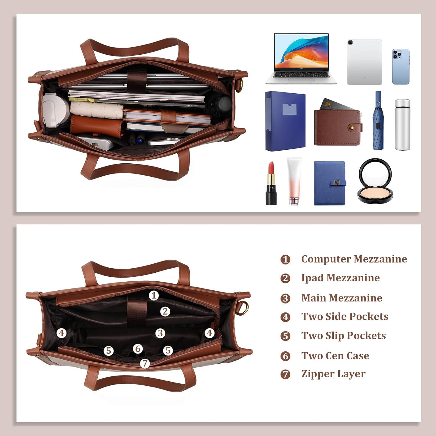 Bolso impermeable para ordenad - Leather Work Notebook reseña y precio