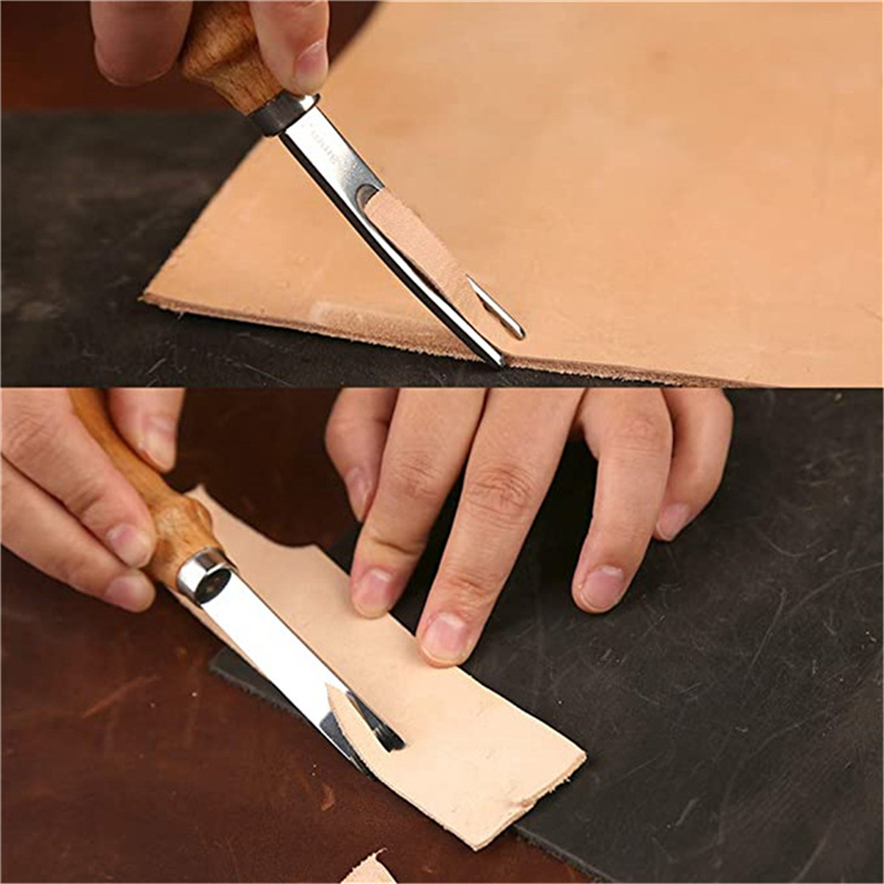 Práctico biselador de bordes p - Leatherwork Edge Beveler reseña y precio