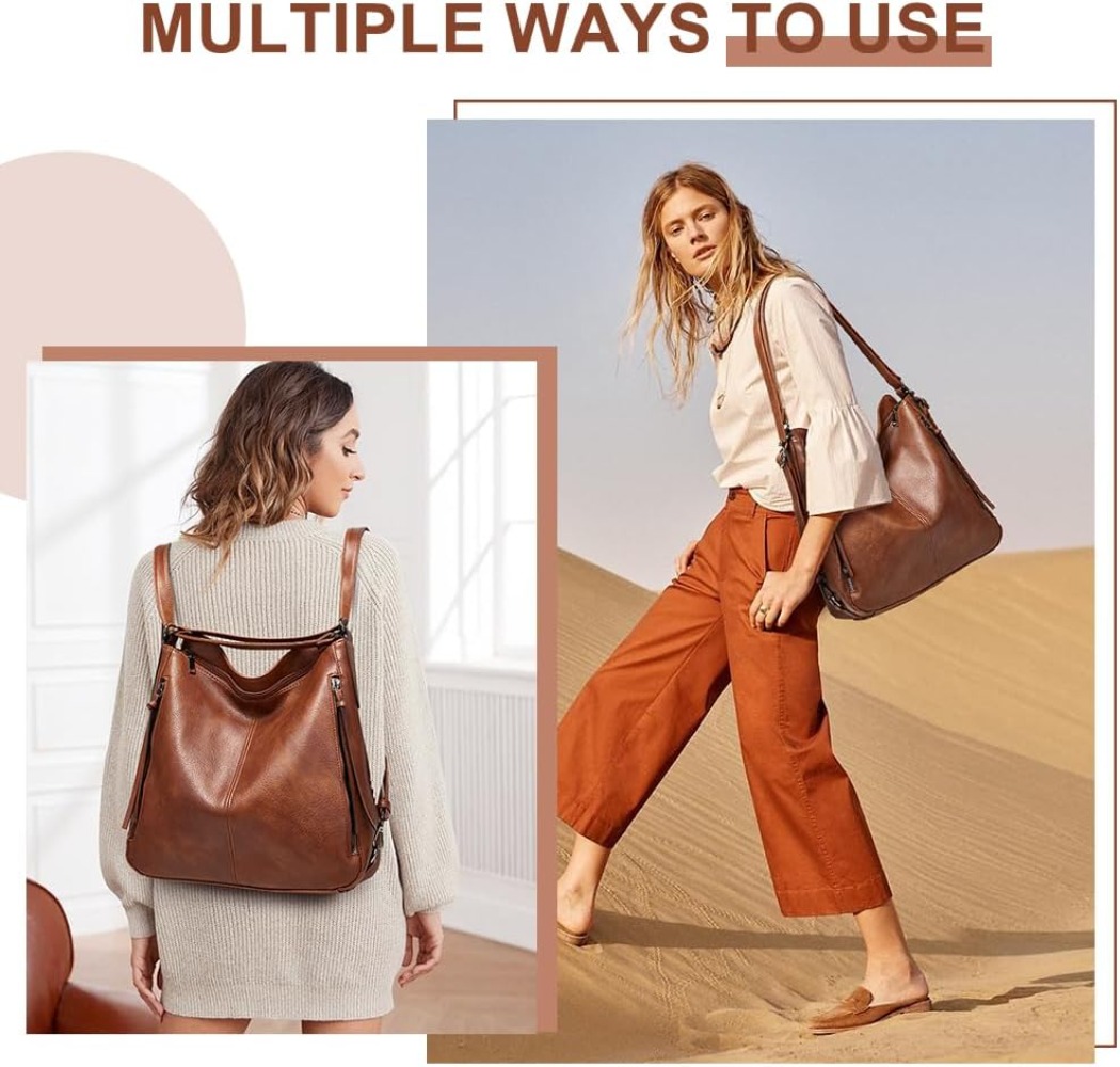 Bolso tote de lujo para mujer, - Leather Work Backpack reseña y precio