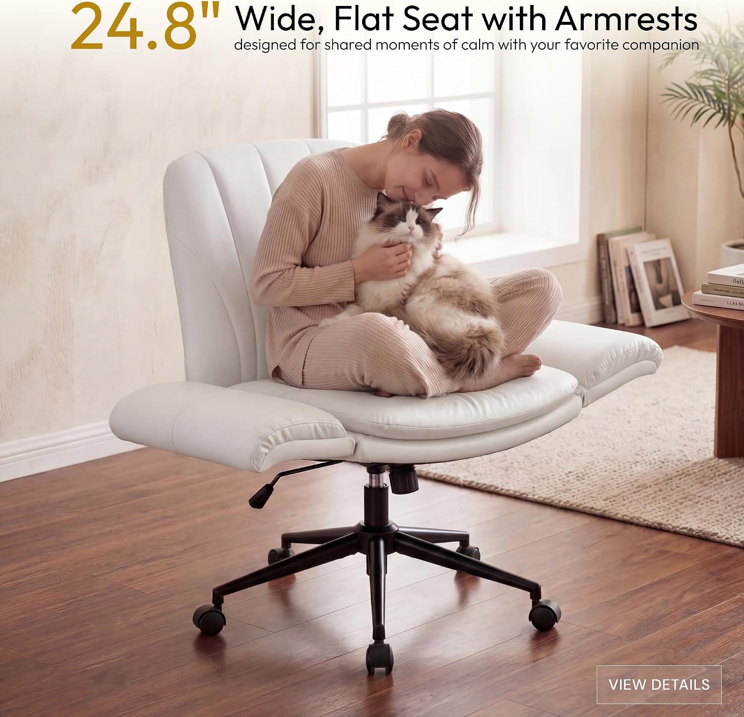 Silla giratoria con ruedas de  - Leatherworking Leveling reseña y precio