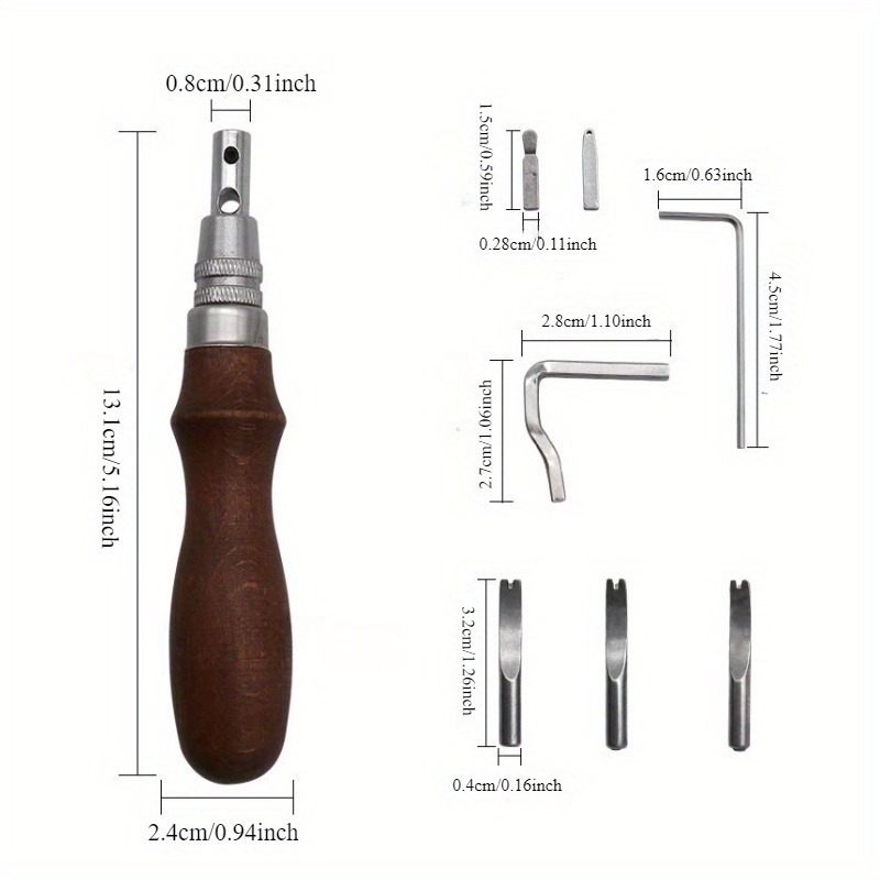 Kit de Herramientas para Cuero - Leatherwork Edge Beveler reseña y precio