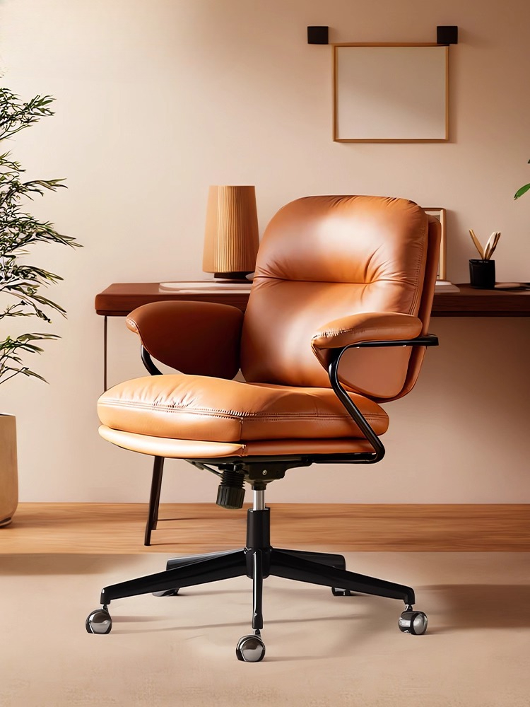 Cómoda silla de oficina en cas - Leatherwork Desk reseña y precio