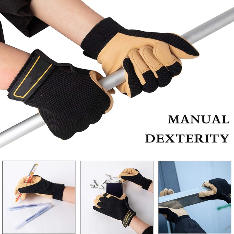 XYEHS-guantes de trabajo liger - Leatherworking Leveling reseña y precio