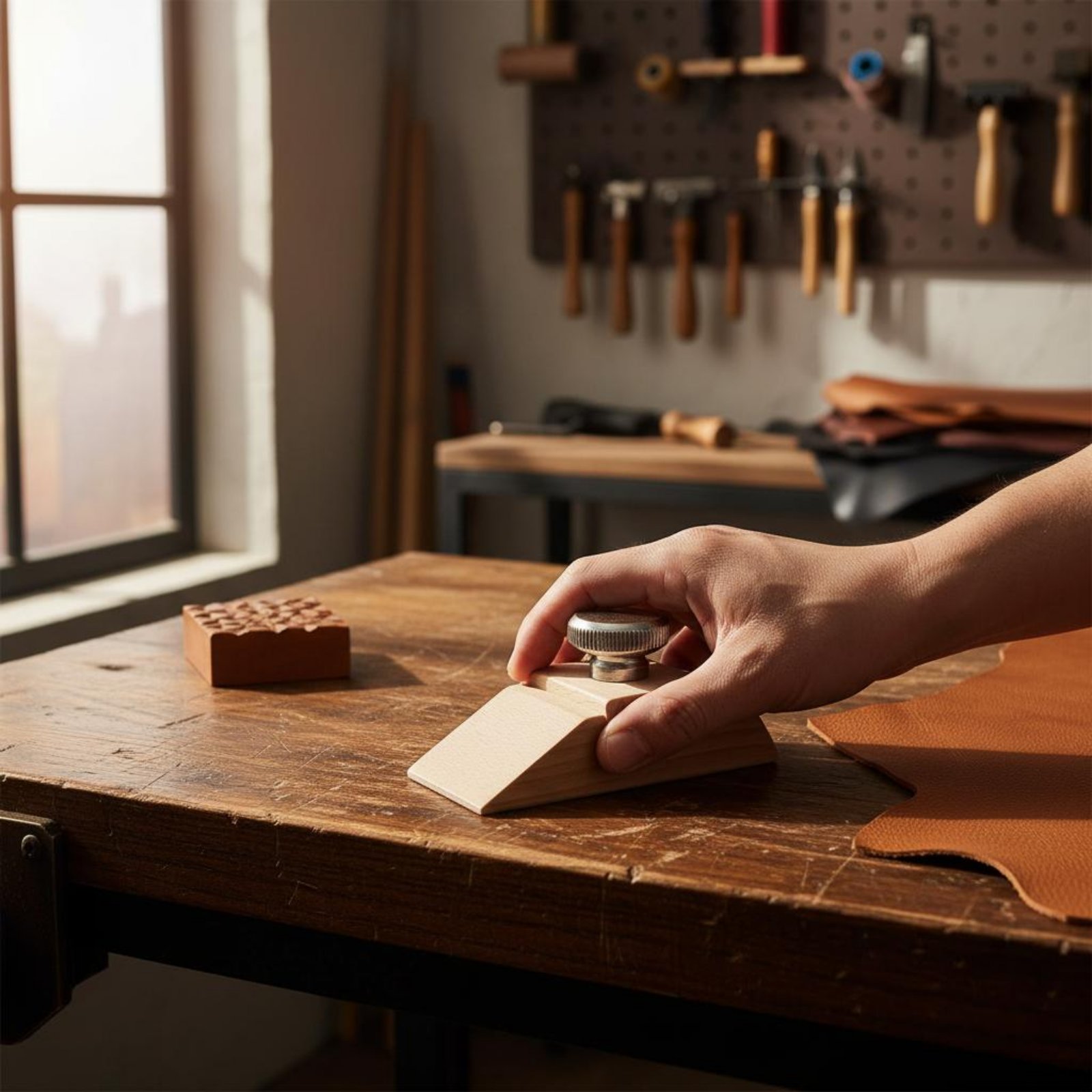 Bloque de lijado de cuero con  - Leatherworker Block reseña y precio
